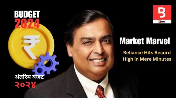 Budget Windfall: Ambani's Fortune Skyrockets! Reliance Rakes in a Whopping Rs 66,000 Crore in Just Over 2 Hours!