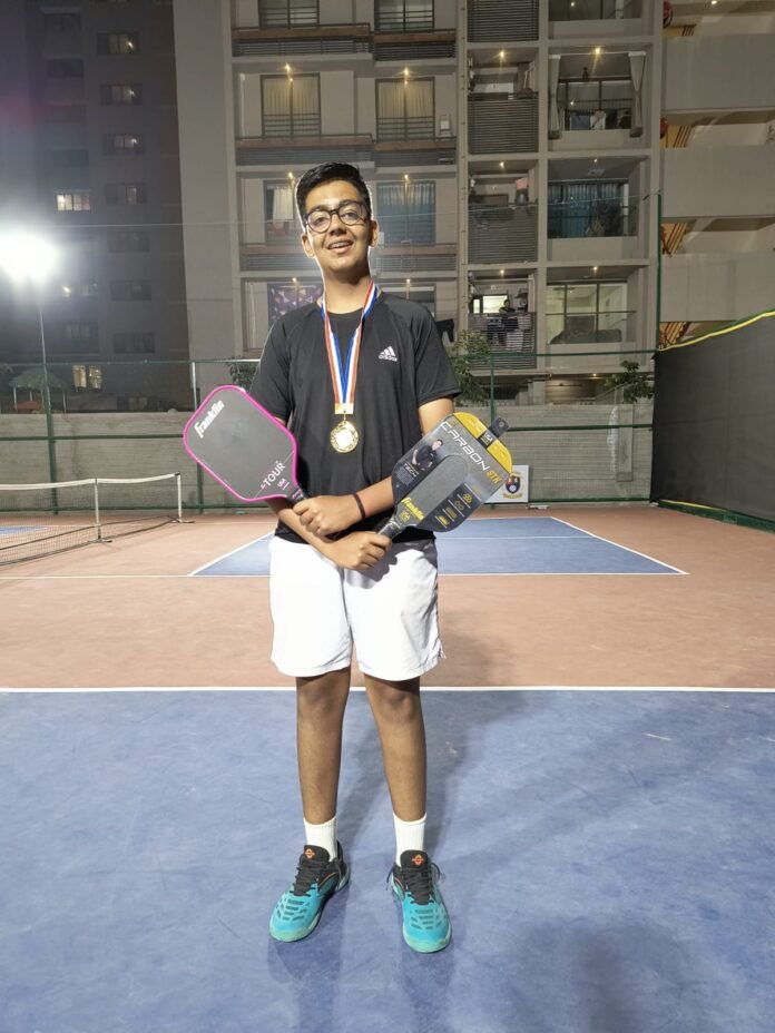 Rajasthan Sports: Vansh Ruhela, Secures Gold Medal in Dinkers Pickleball Open