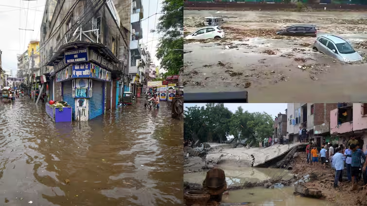 Weather Catastrophe: Torrential Rain Devastates Nation! Gujarat Roads Submerged, Pune Family Swept Away, Delhi Death Toll Soars to 11