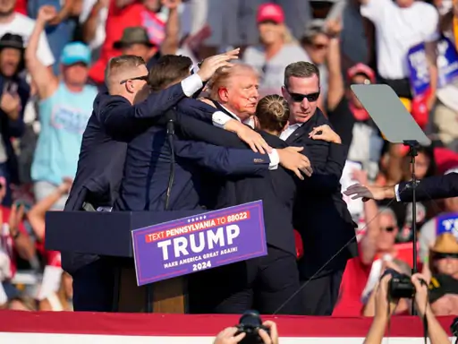 Donald Trump Rally Firing