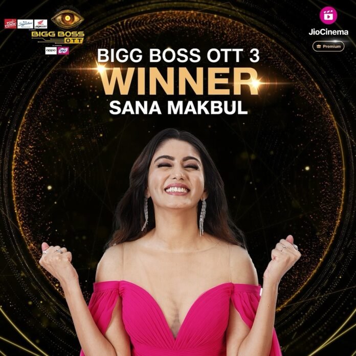 Bigg Boss OTT 3 Winner: Sana Maqbool won the title