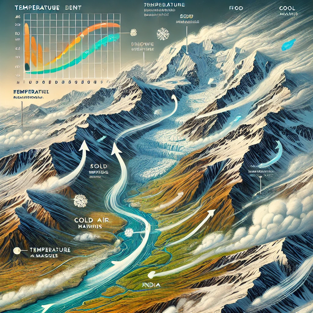 Snow on Himalayas Triggers Delhi Freeze, why? What does science say?