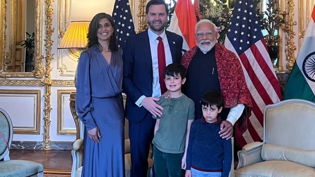 JD Vance and Usha Chilukuri