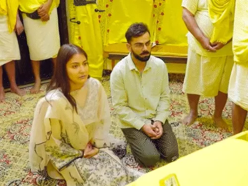 Virat-Anushka In Vrindavan, Seek Blessings From Premanand Maharaj
