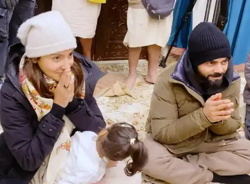 Virat-Anushka In Vrindavan, Seek Blessings From Premanand Maharaj