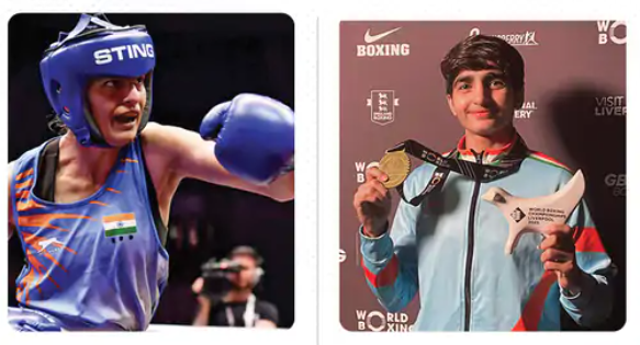 Boxing Glory: Jasmine Lamboria and Meenakshi Crowned World Champions