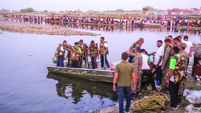 Boat tragedy in Vrindavan