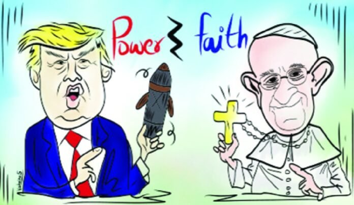 Trump vs Pope Leo