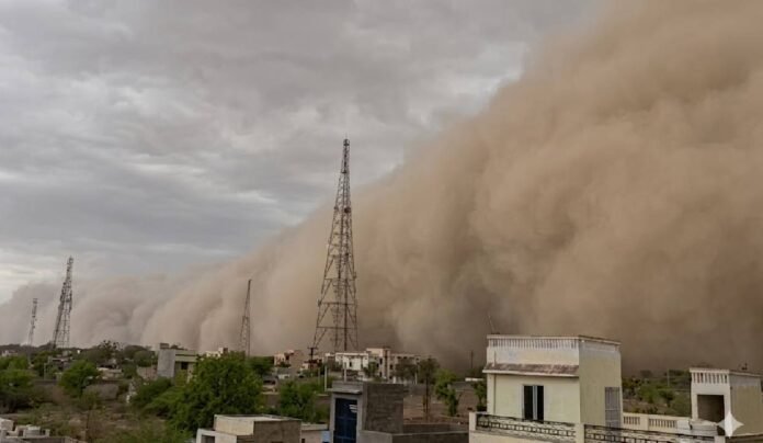 Massive dust storms