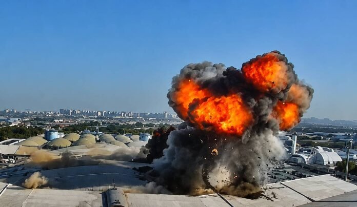 Drone strike