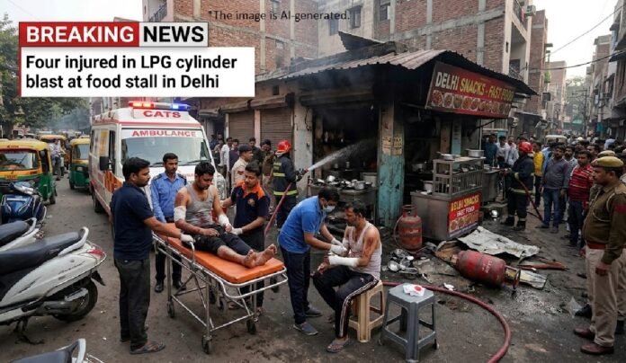 LPG cylinder blast