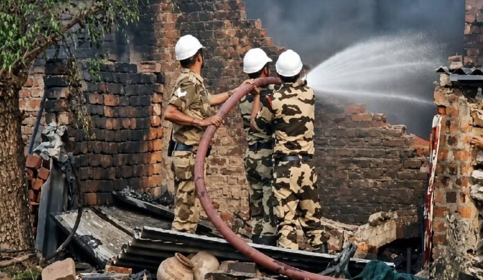 Massive fire guts
